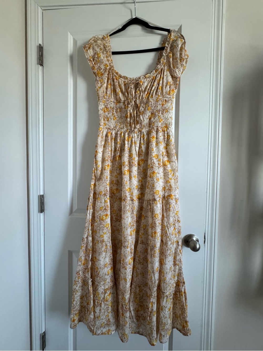 Yellow Floral Dress